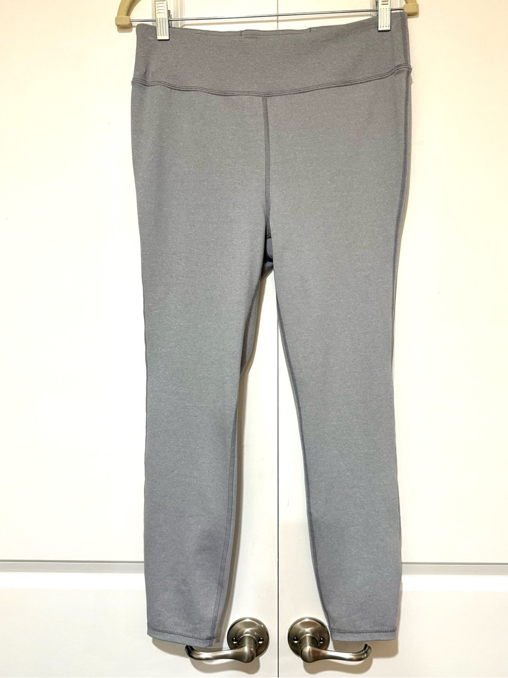J. Crew Light Gray High-Rise 7/8 Leggings on Signature Flex